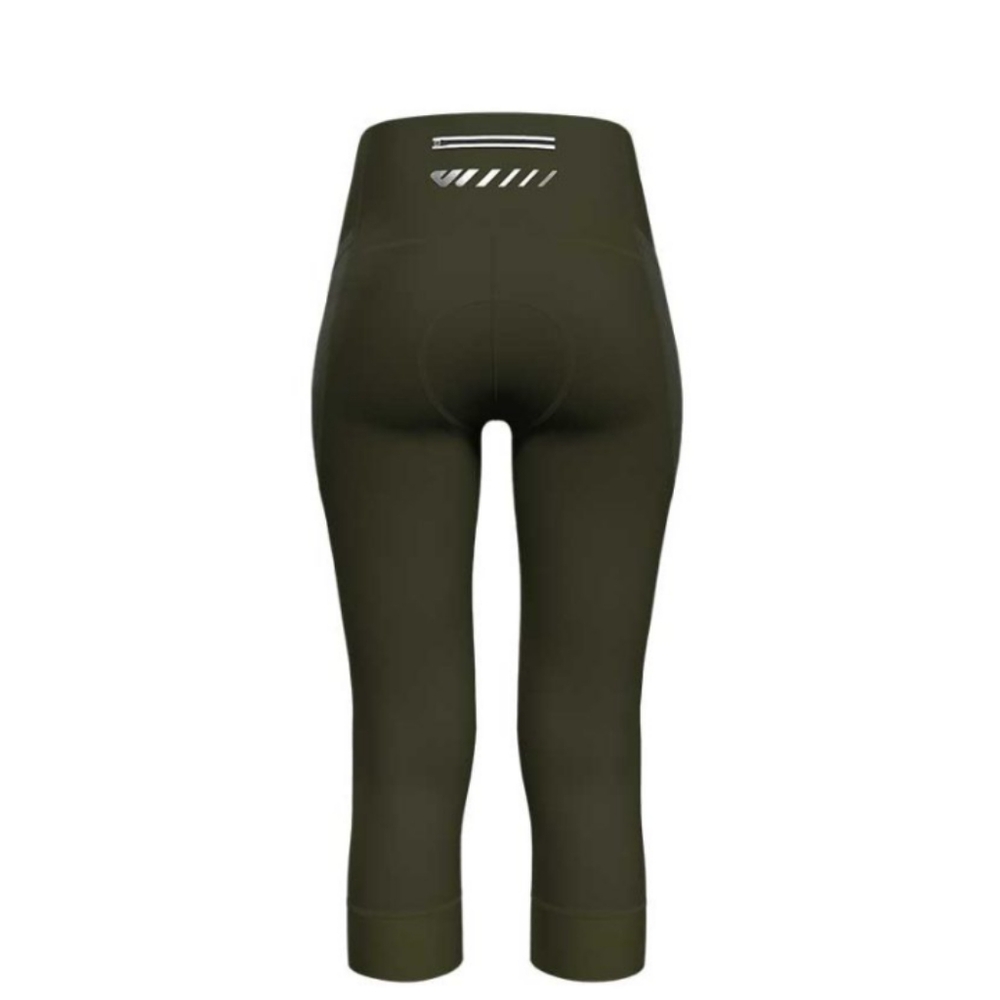 Cycle/Biking Olive Green High-Waisted 3/4‎ Padded Leggings Sz M Wulibike